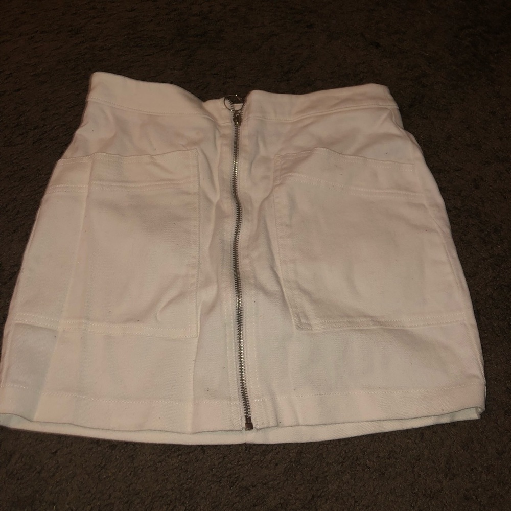 White skirt